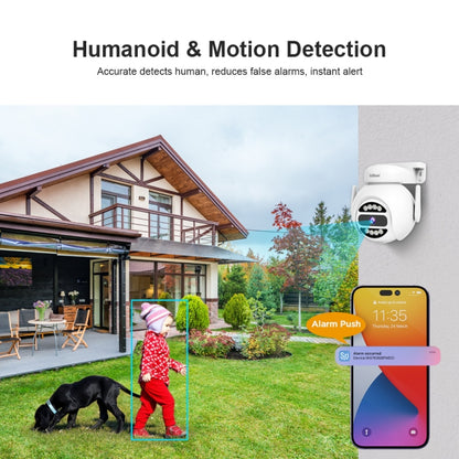 SriHome SH047 4MP IP66 Waterproof Motion Detection Night Vision WiFi HD Camera(US Plug) by SriHome
