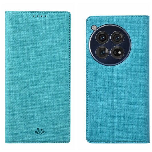 For OnePlus 12 ViLi DMX Series Shockproof TPU + PU Leather Magnetic Attraction Horizontal Flip Case(Blue) by ViLi