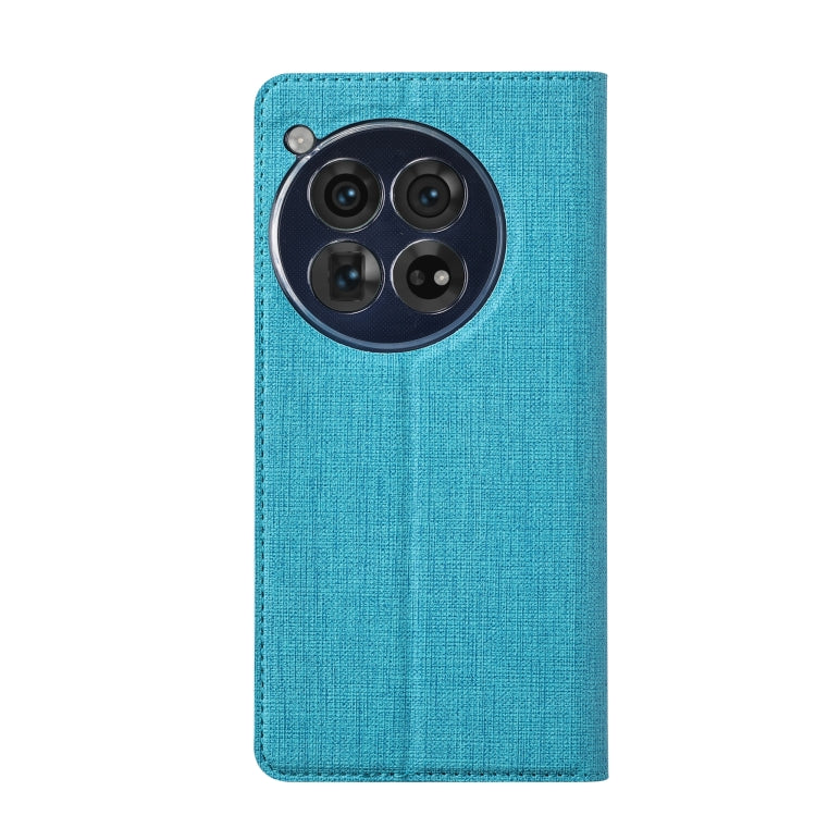 For OnePlus 12 ViLi DMX Series Shockproof TPU + PU Leather Magnetic Attraction Horizontal Flip Case(Blue) by ViLi