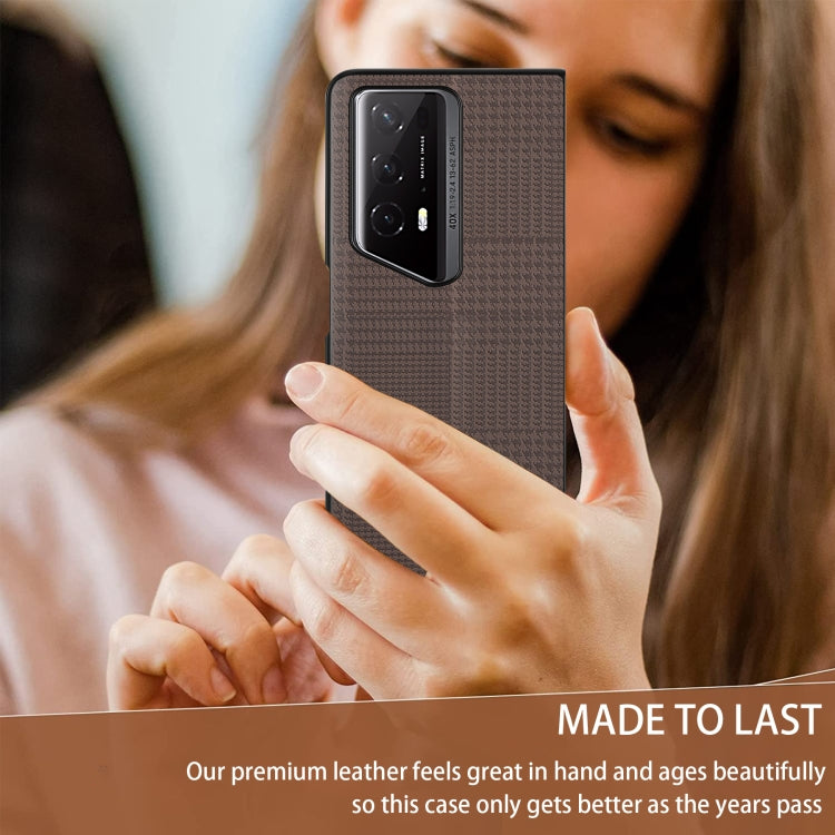 For Honor Magic V2 RSR Porsche Design ViLi TH Series Shockproof Phone Case(Brown) by ViLi