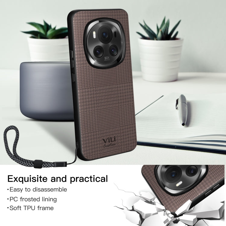 For Honor Magic6 ViLi TH Series Shockproof Phone Case(Brown) by ViLi