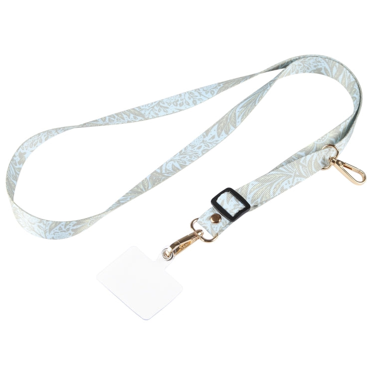 Adjustable Crossbody Mobile Phone Wide Long Lanyard(Khaki Pattern) by bashfashion