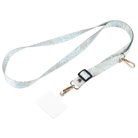 Adjustable Crossbody Mobile Phone Wide Long Lanyard(Khaki Pattern) by bashfashion