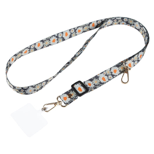 Adjustable Crossbody Mobile Phone Wide Long Lanyard(Daisy) by bashfashion
