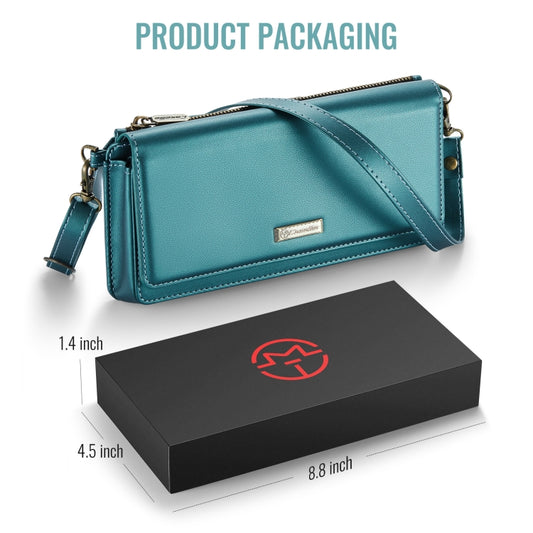 CaseMe Me30 Multi Functional Diagonal Cross Bag Phone Case(Green) by CaseMe