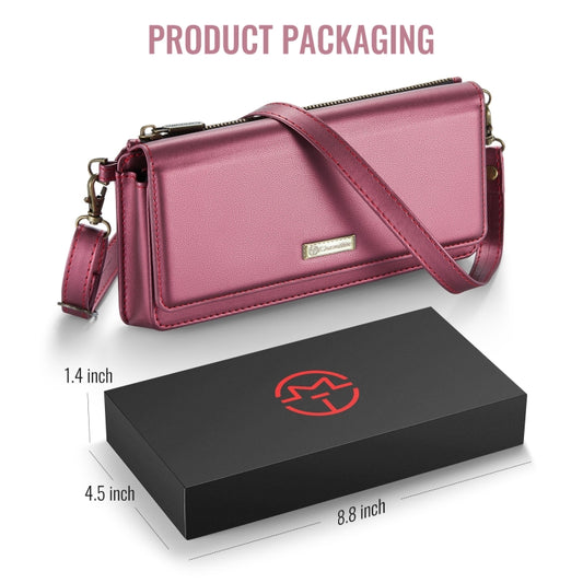 CaseMe Me30 Multi Functional Diagonal Cross Bag Phone Case(Red) by CaseMe