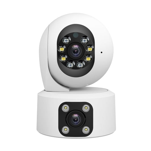 SriHome SH049 2MP + 2MP Humanoid Tracking Smart Night Vision Dual Lens HD IP Camera(EU Plug) by SriHome