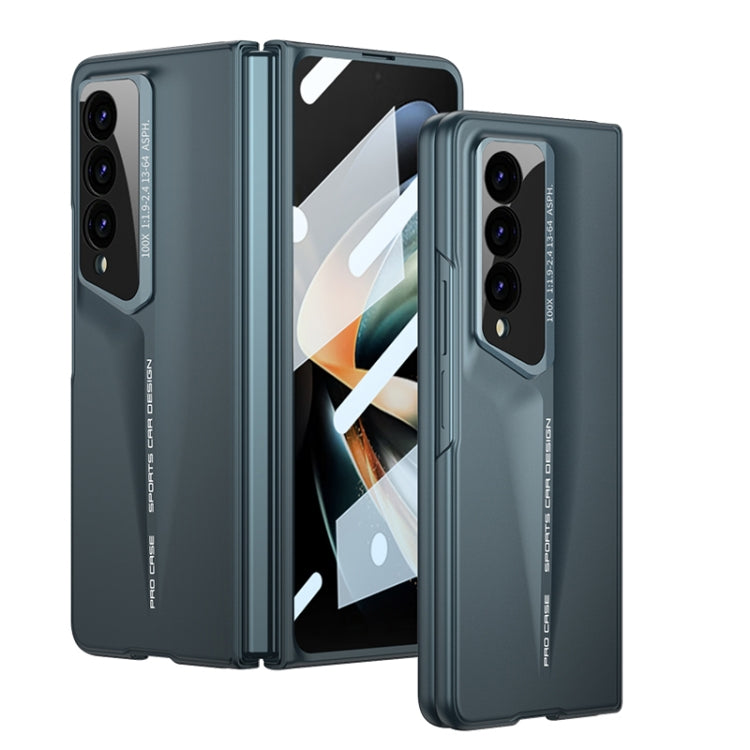 For Samsung Galaxy Z Fold3 GKK Integrated Blade Ultra-thin Full Coverage Phone Case(Cyan) by GKK