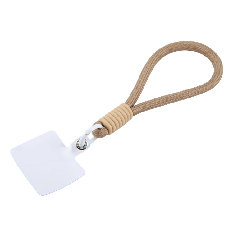 Silicone Nylon Rope Short Lanyard(Khaki) by bashfashion