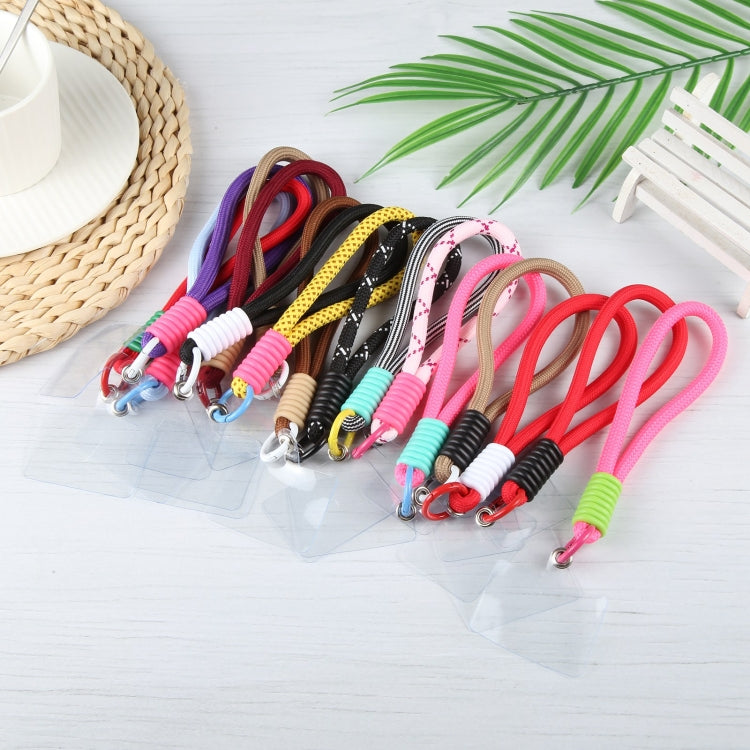 Silicone Nylon Rope Short Lanyard(Khaki) by bashfashion