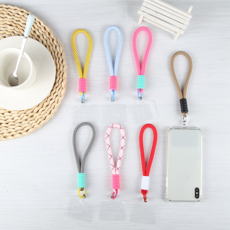 Silicone Nylon Rope Short Lanyard(Light Blue) by bashfashion