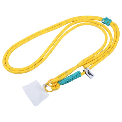 Hinge Adjustable Crossbody Mobile Phone Long Lanyard(Yellow Grey) by bashfashion