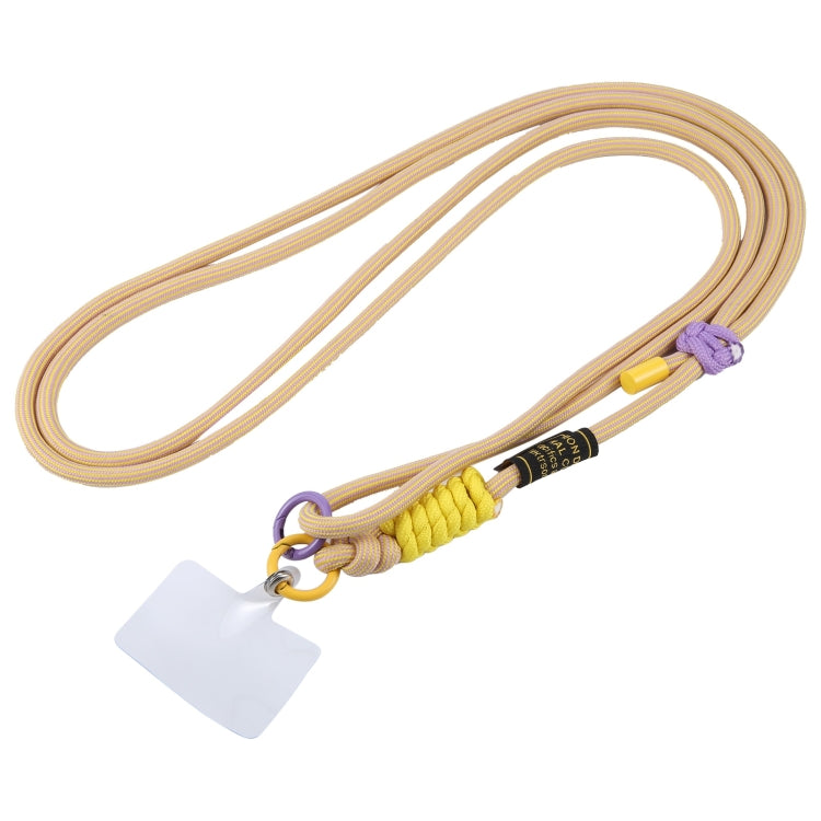 Hinge Adjustable Crossbody Mobile Phone Long Lanyard(Gold Yellow) by bashfashion