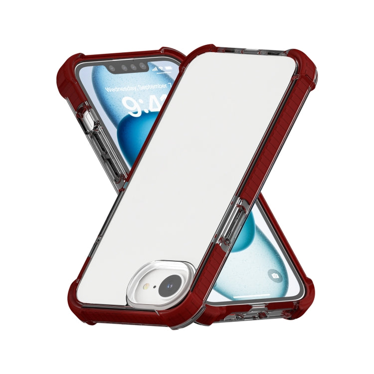 For iPhone 16e Acrylic Full Coverage Shockproof Phone Case(Brown) by bashfashion