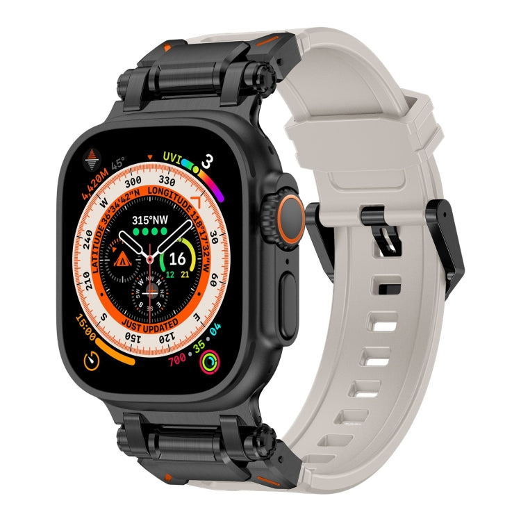 For Apple Watch Ultra 2 49mm Explorer TPU Watch Band(Black Starlight) by bashfashion
