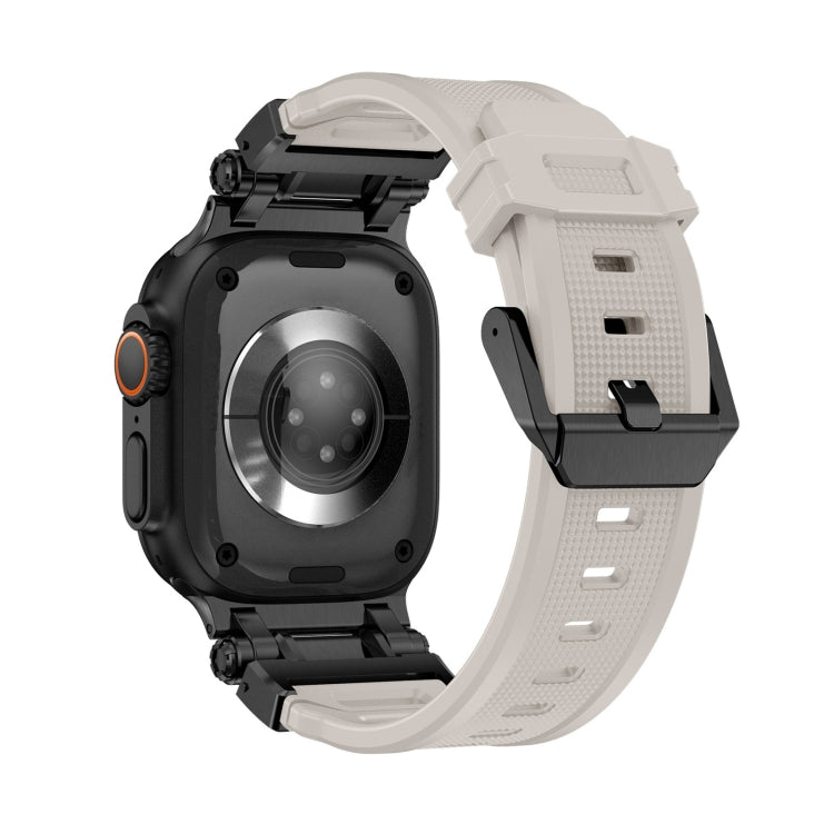 For Apple Watch Ultra 2 49mm Explorer TPU Watch Band(Black Starlight) by bashfashion