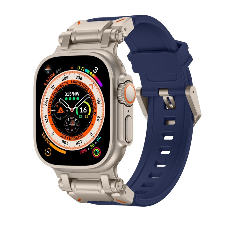 For Apple Watch Ultra 2 49mm Explorer TPU Watch Band(Titanium Blue) by bashfashion