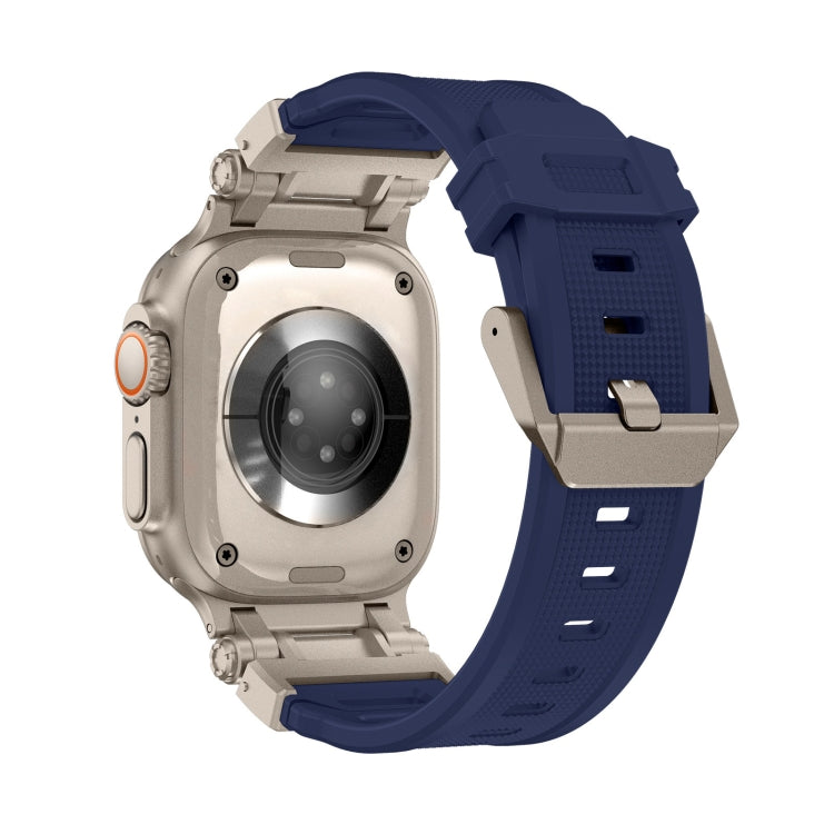 For Apple Watch Ultra 49mm Explorer TPU Watch Band(Titanium Blue) by bashfashion