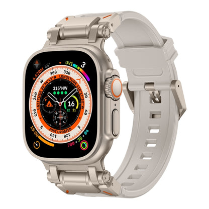 For Apple Watch Ultra 49mm Explorer TPU Watch Band(Titanium Starlight) by bashfashion