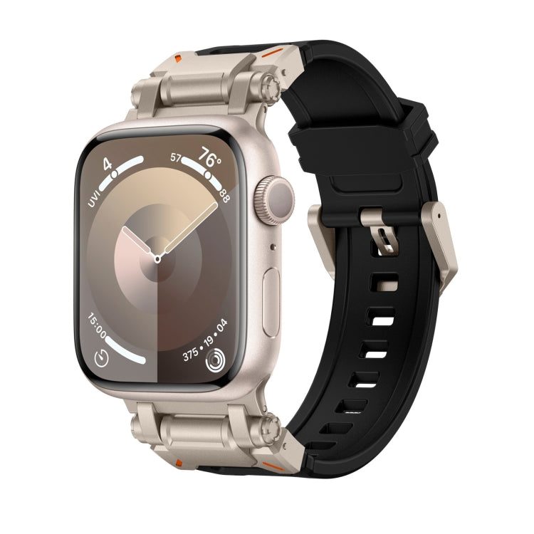 For Apple Watch Series 6 44mm Explorer TPU Watch Band(Titanium Black) by bashfashion