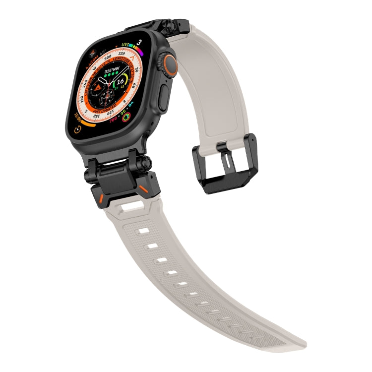 For Apple Watch Series 2 42mm Explorer TPU Watch Band(Black Starlight) by bashfashion