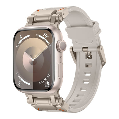 For Apple Watch 42mm Explorer TPU Watch Band(Titanium Starlight) by bashfashion