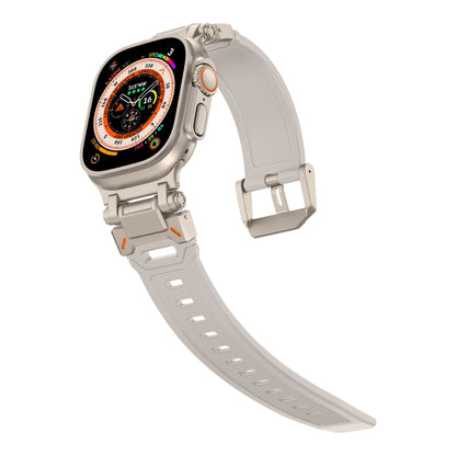 For Apple Watch 42mm Explorer TPU Watch Band(Titanium Starlight) by bashfashion