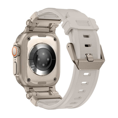 For Apple Watch 42mm Explorer TPU Watch Band(Titanium Starlight) by bashfashion