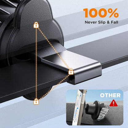 JOYROOM JR-ZS406 Magsafe Magnetic Car Phone Mount Air Vent Holder(Black) by JOYROOM