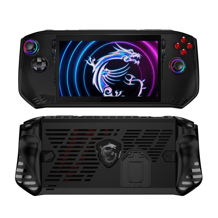 For MSI Claw TPU Game Console Protective Case with Stand(Black) by bashfashion