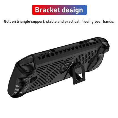 For MSI Claw TPU Game Console Protective Case with Stand(Black) by bashfashion