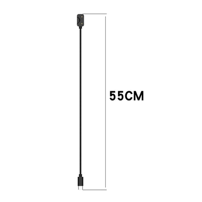 For Samsung Galaxy Fit 3 Official Style Smart Watch Charging Cable, Length: 55cm, Port:USB-C / Type-C(Black) by bashfashion