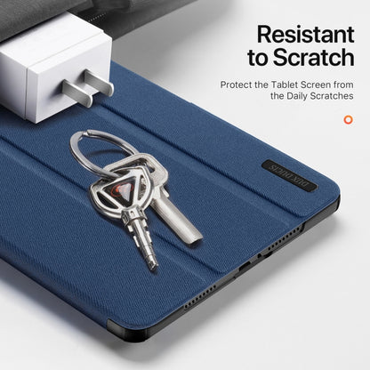 For Xiaomi Redmi Pad Pro 12.1 DUX DUCIS Domo Series Cloth Texture Magnetic Leather Tablet Case(Blue) by DUX DUCIS