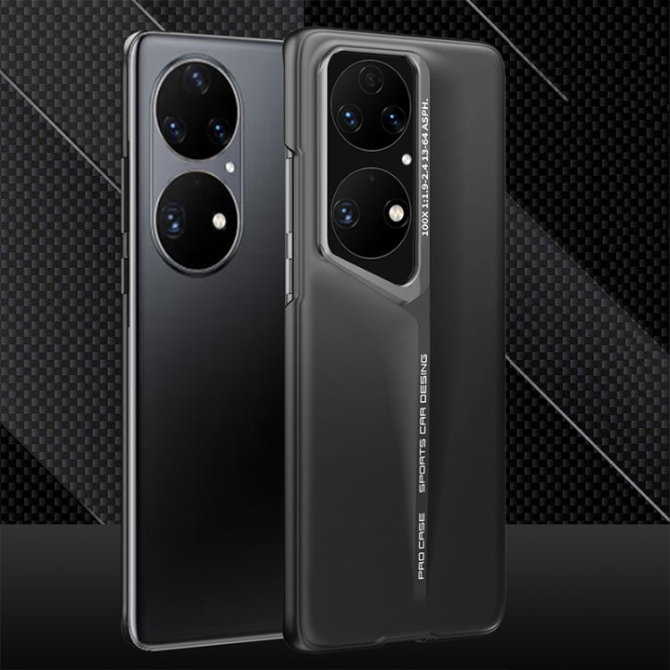For Huawei P50 Pro GKK Blade Ultra-thin Full Coverage Phone Case(Black) by GKK