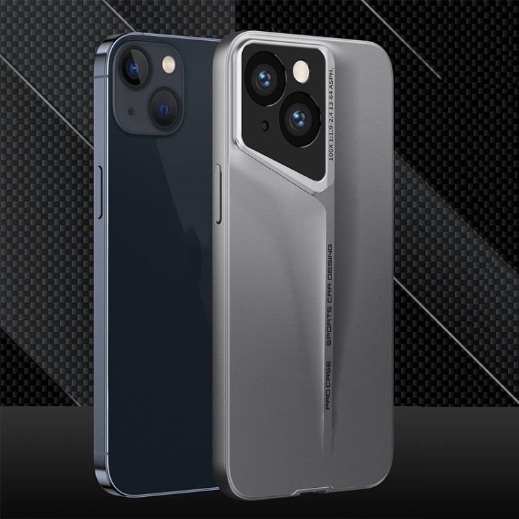 For iPhone 14 GKK Blade Ultra-thin Full Coverage Phone Case(Grey) by GKK