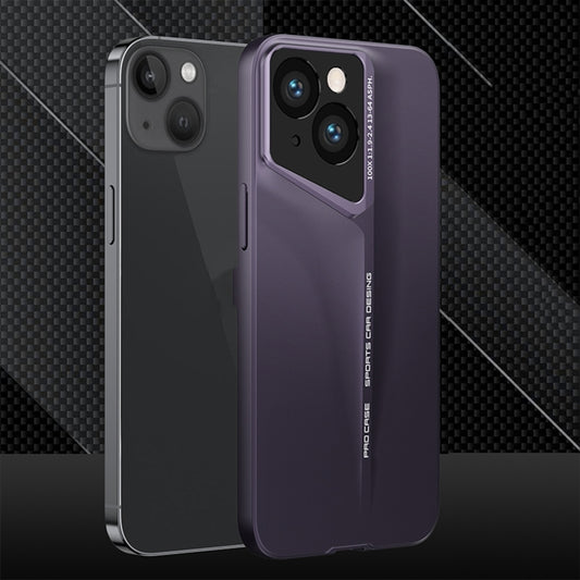 For iPhone 15 GKK Blade Ultra-thin Full Coverage Phone Case(Purple) by GKK