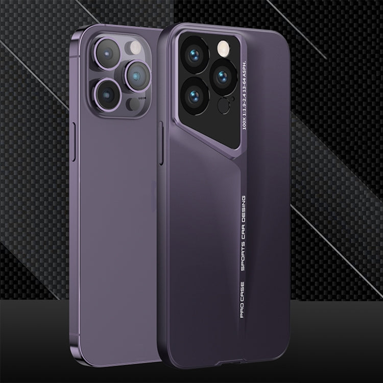 For iPhone 15 Pro Max GKK Blade Ultra-thin Full Coverage Phone Case(Purple) by GKK