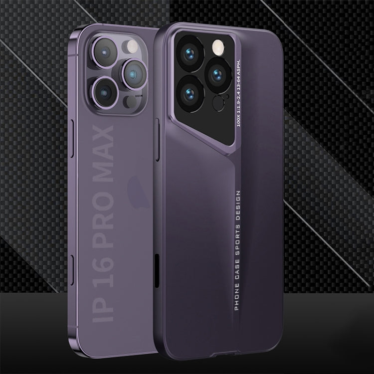 For iPhone 16 Pro Max GKK Blade Ultra-thin Full Coverage Phone Case(Purple) by GKK