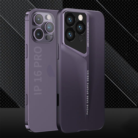For iPhone 16 Pro GKK Blade Ultra-thin Full Coverage Phone Case(Purple) by GKK