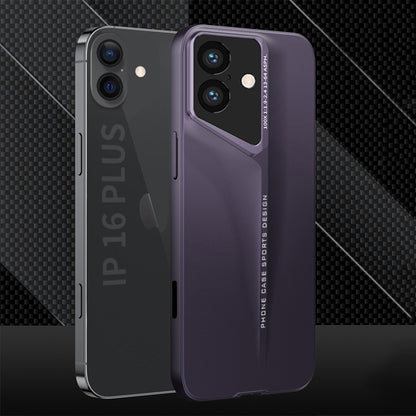 For iPhone 16 GKK Blade Ultra-thin Full Coverage Phone Case(Purple) by GKK