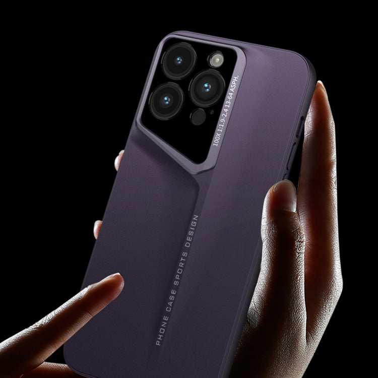 For iPhone 16 GKK Blade Ultra-thin Full Coverage Phone Case(Purple) by GKK