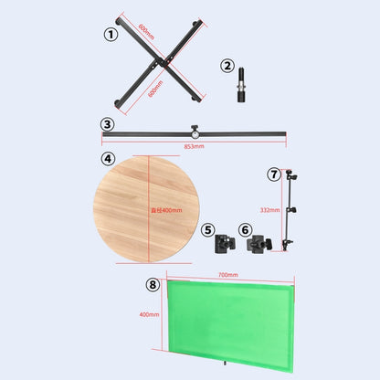 YELANGU Professional Photography Panoramic Round Turntable Surrounding 360 Rotation Video Shooting Platform by YELANGU