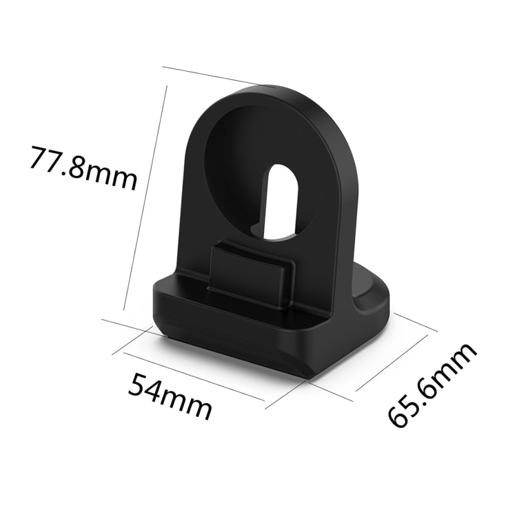 For Honor Watch GS 4 Smart Watch Silicone Charging Bracket without Charger(Black) by bashfashion