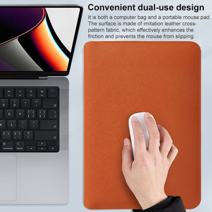 ZGA BG-02 Waterproof Laptop Liner Bag, Size:14 inch(Brown) by ZGA