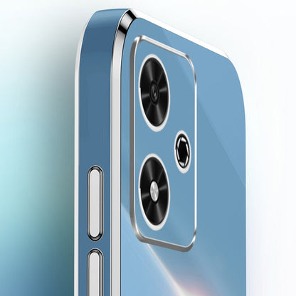 For Honor Play 50 XINLI Straight 6D Plating Gold Edge TPU Phone Case(Mint Green) by XINLI