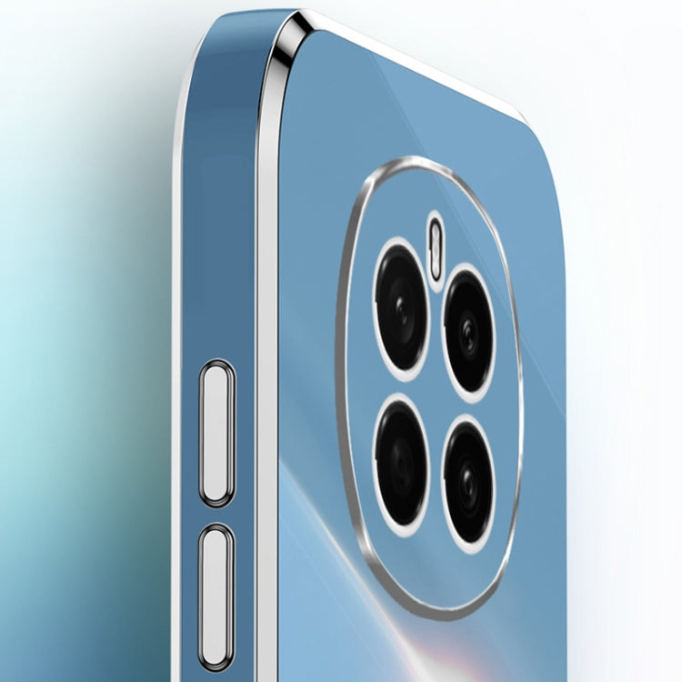 For Honor Magic7 XINLI Straight 6D Plating Gold Edge TPU Phone Case(White) by XINLI