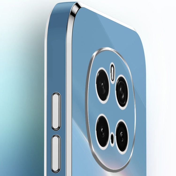 For Honor Magic7 Pro XINLI Straight 6D Plating Gold Edge TPU Phone Case(Cherry Purple) by XINLI