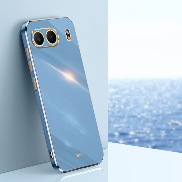 For OnePlus Nord 4 XINLI Straight 6D Plating Gold Edge TPU Phone Case(Celestial Blue) by XINLI