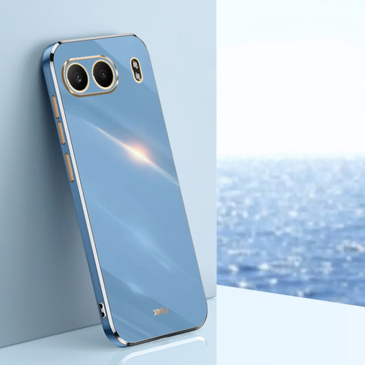 For OnePlus Nord 4 XINLI Straight 6D Plating Gold Edge TPU Phone Case(Celestial Blue) by XINLI
