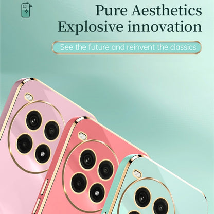 For OnePlus Ace 3 Pro XINLI Straight 6D Plating Gold Edge TPU Phone Case(Mint Green) by XINLI